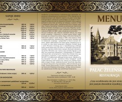 MENU RESTAURACYJNE